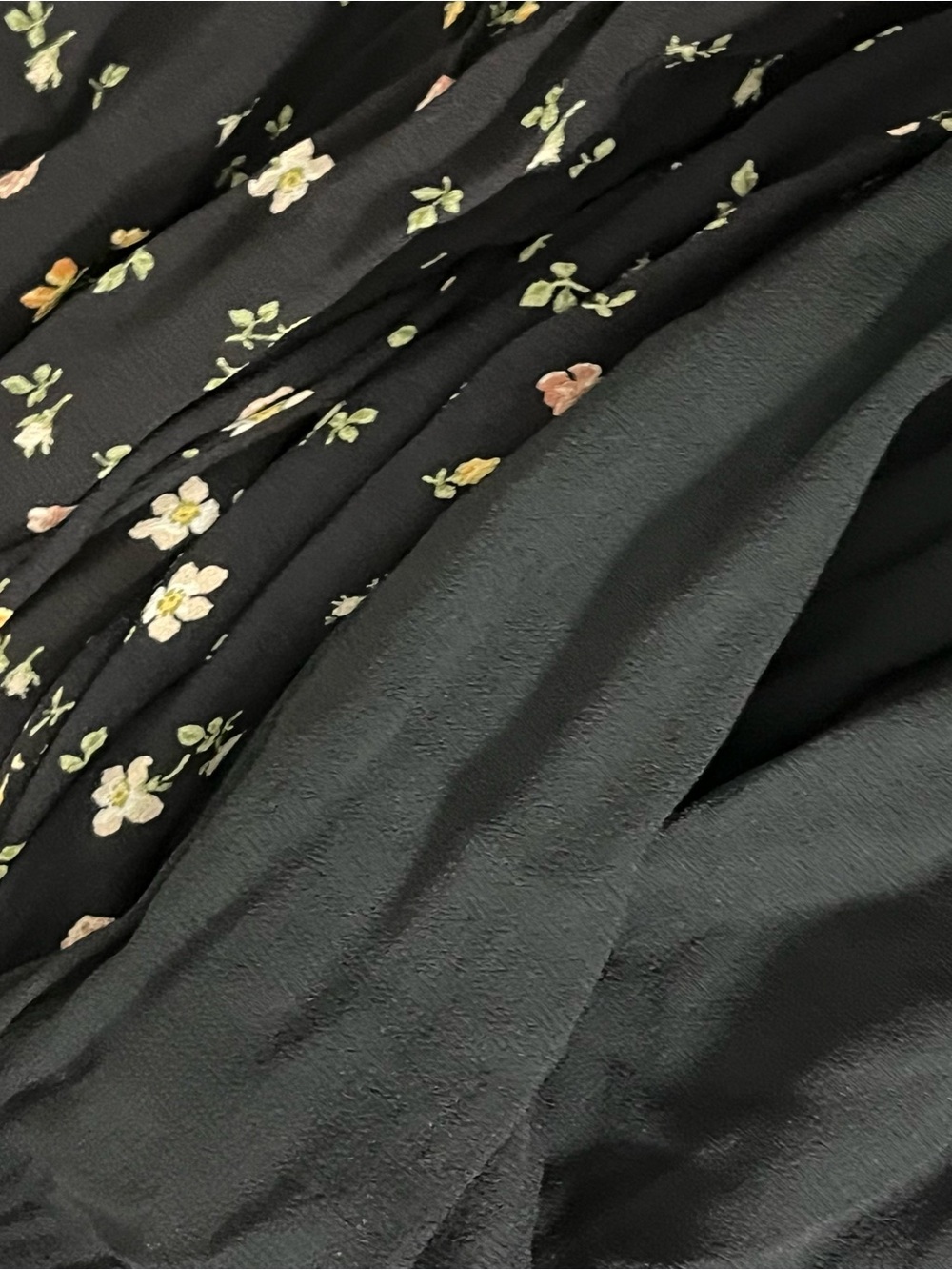 Reformation Callalily Dress In Black Floral Maxi Floor Length Size 0 - Picture 16 of 16
